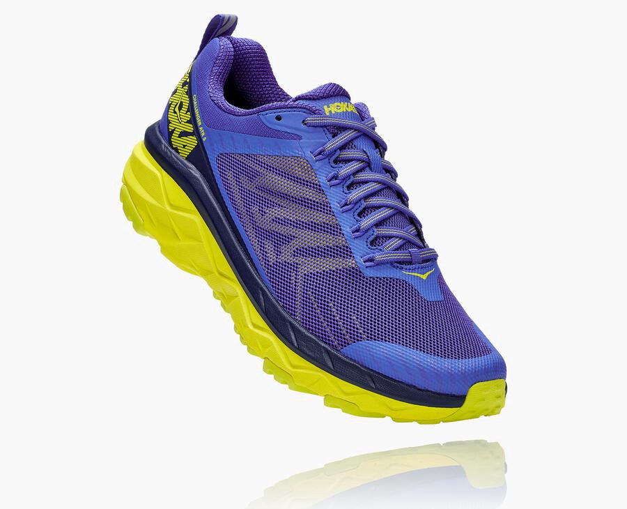 Hoka One One Spor Ayakkabı Erkek Mavi/Yeşil - Challenger Atr 5 - QE1523086